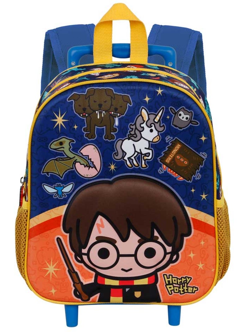 Harry Potter Crest Mochila 3D con Ruedas Pequeña, Naranja Naranja - Kiabi