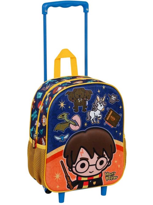 Harry Potter Crest Mochila 3D con Ruedas Pequeña, Naranja - Kiabi Harry Potter Crest Mochila 3D con Ruedas Pequeña, Naranja - Kiabi