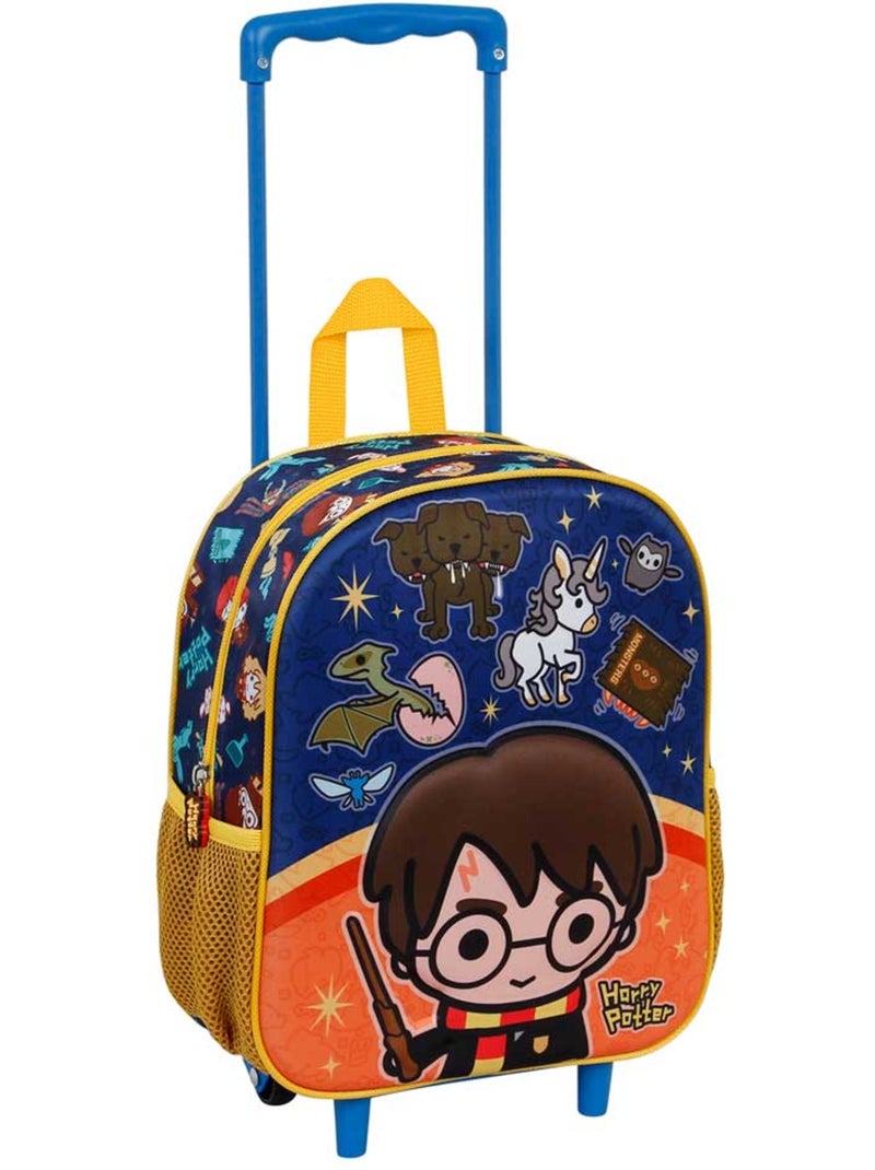 Harry Potter Crest Mochila 3D con Ruedas Pequeña, Naranja Naranja - Kiabi