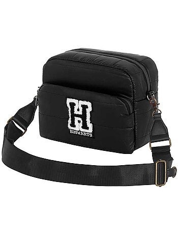 Harry Potter H Bolso Bandolera IBiscuit Padding, Negro