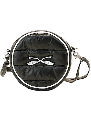 Harry Potter H Bolso Bandolera Redondo Padding, Negro