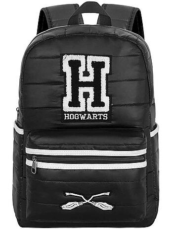 Harry potter h mochila padding, negro