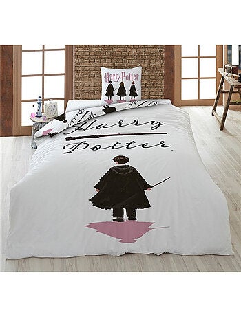 Harry Potter, juego de sabanas infantil estampado reversible polialgodón, Aventuras