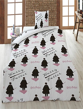 Harry Potter, juego de sabanas infantil estampado reversible polialgodón, Aventuras