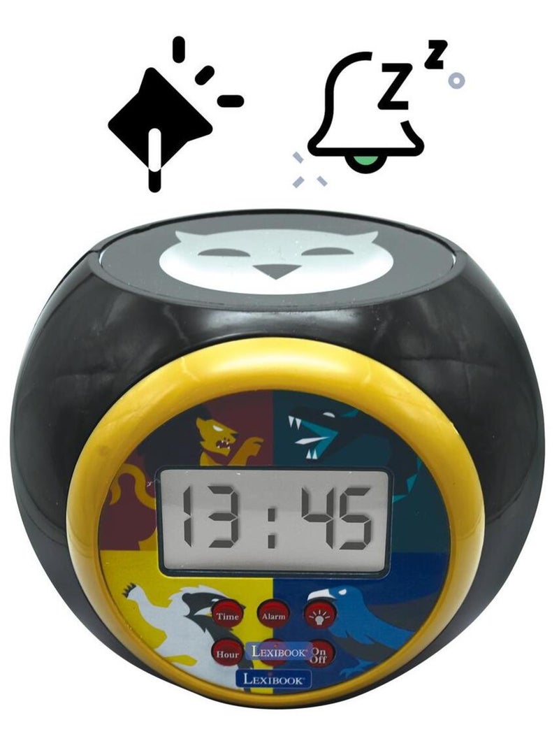 Harry Potter Reloj despertador con proyector y temporizador Negro - Kiabi