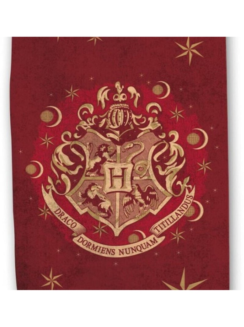 Harry Potter, Toalla de Baño Infantil Estampada 100% Algodón, HOGWARTS Rojo - Kiabi