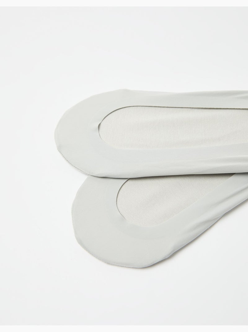Haz la maleta de 2 pares de calcetines invisibles, MO Fashion Gris - Kiabi