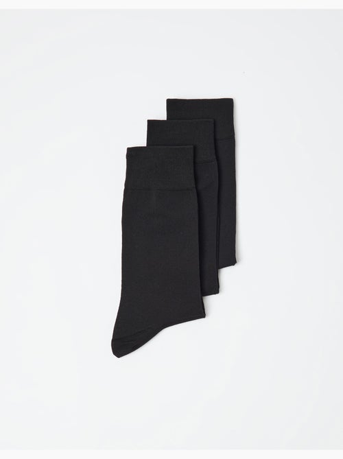 Haz la maleta de 3 pares de calcetines ricos en algodón, MO Fashion - Kiabi
