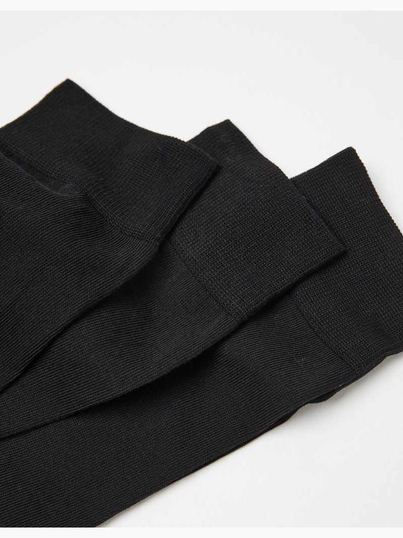 Haz la maleta de 3 pares de calcetines ricos en algodón, MO Fashion Negro - Kiabi
