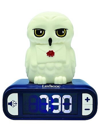 Hedwig Luz nocturna Reloj despertador con sonidos
