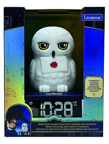 Hedwig Luz nocturna Reloj despertador con sonidos