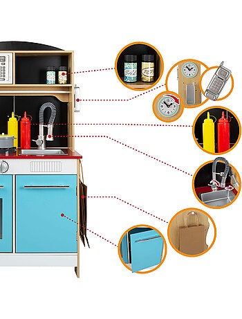 Heladería con cocinita de madera 2 en 1 WOOMAX