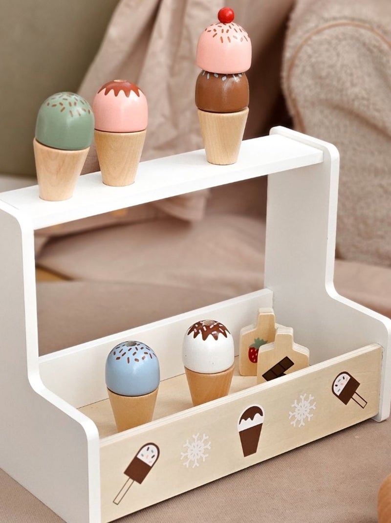 Heladería de madera con accesorios desde 3 años Mamabrum N/D - Kiabi