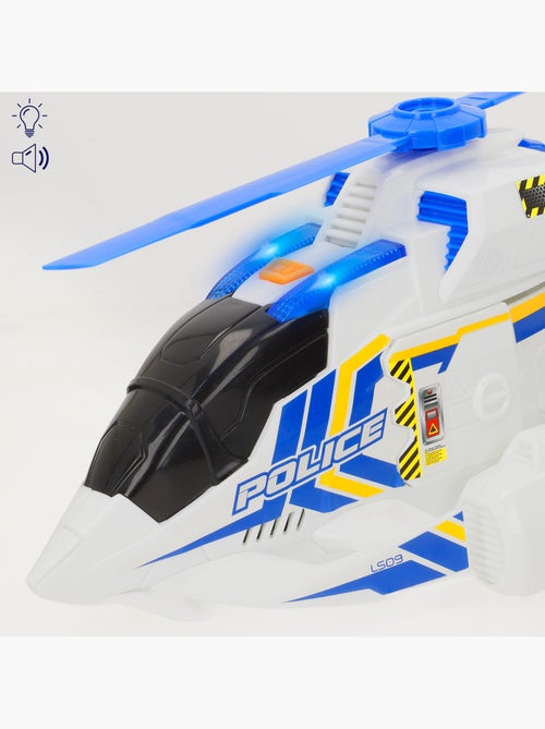 Helicóptero policía con luz y sonido teamsterz - Kiabi