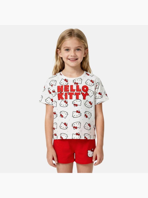 Hello Kitty - Conjunto de camiseta y short para niña - Kiabi