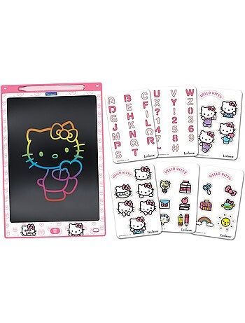 Hello Kitty 11'' tableta de tinta electr?nica multicolor para aprender a dibuTarro con plantillas