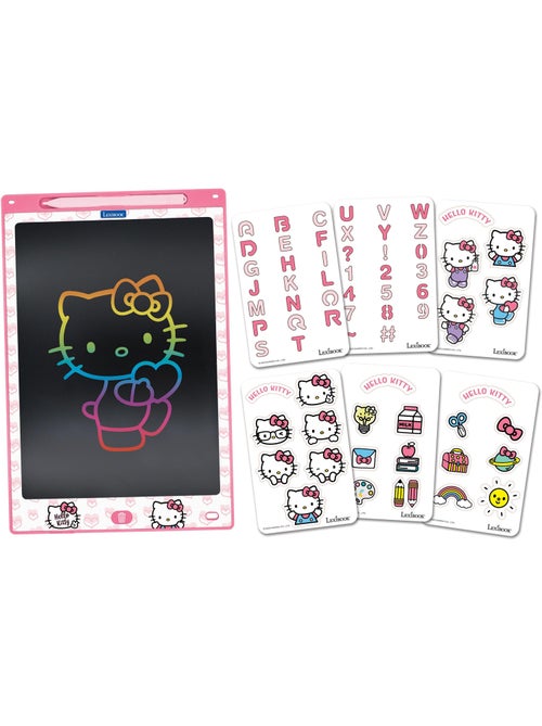 Hello Kitty 11'' tableta de tinta electr?nica multicolor para aprender a dibuTarro con plantillas - Kiabi Hello Kitty 11'' tableta de tinta electr?nica multicolor para aprender a dibuTarro con plantillas - Kiabi