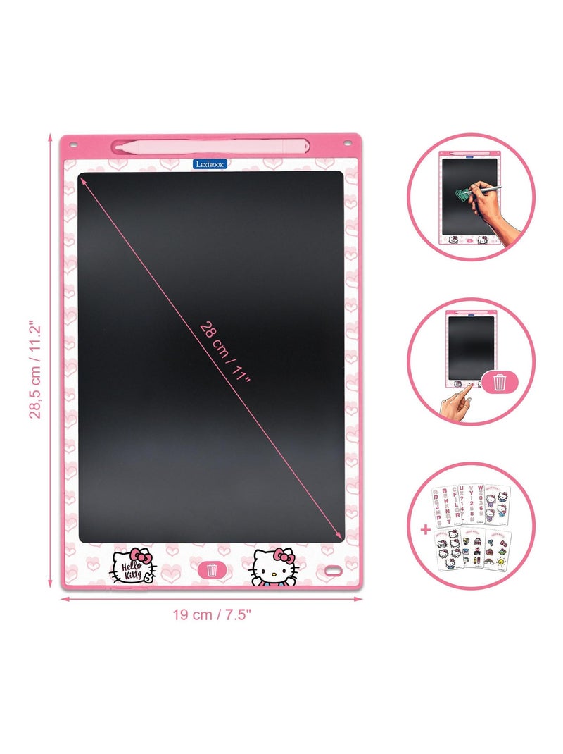 Hello Kitty 11'' tableta de tinta electr?nica multicolor para aprender a dibuTarro con plantillas N/D - Kiabi