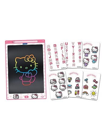 Hello Kitty 11'' tableta de tinta electrónica multicolor para aprender a dibuTarro con plantillas