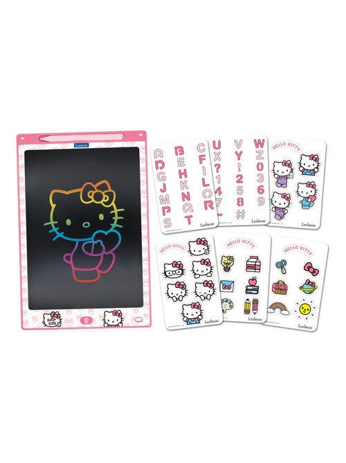 Hello Kitty 11'' tableta de tinta electrónica multicolor para aprender a dibuTarro con plantillas - Kiabi