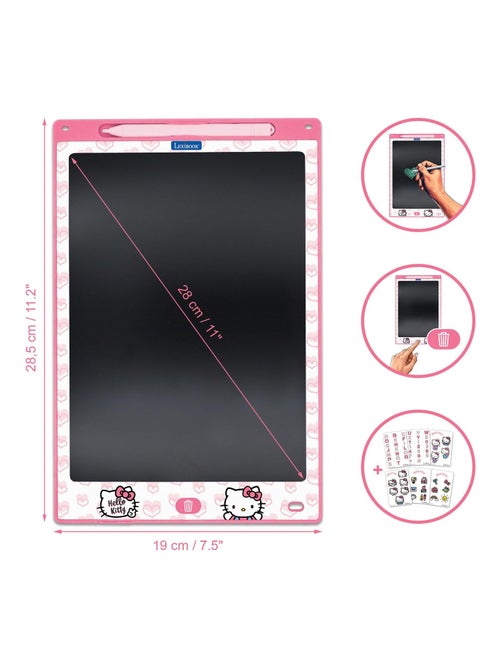 Hello Kitty 11'' tableta de tinta electrónica multicolor para aprender a dibuTarro con plantillas - Kiabi