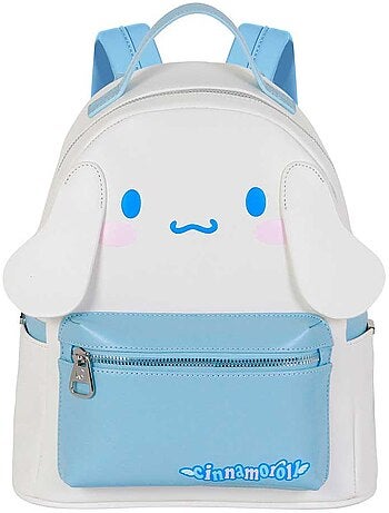Hello kitty cinnamoroll face mochila heady, blanco