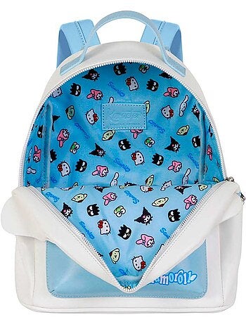Hello kitty cinnamoroll face mochila heady, blanco