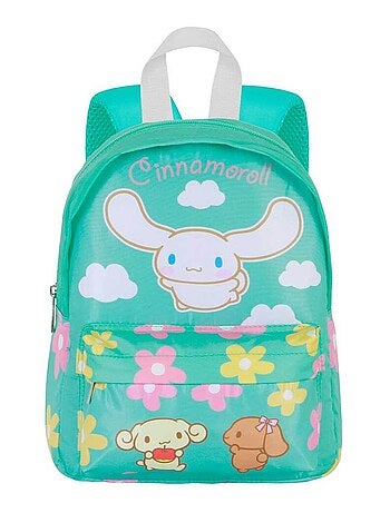 Hello kitty cinnamoroll mint mochila preescolar joy, verde