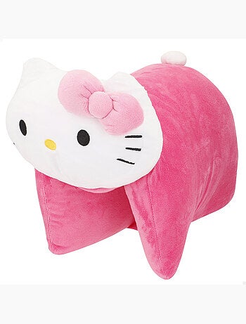 Hello kitty cojín peluche 2 en 1 suave y aterciopelado