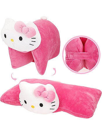 Hello kitty cojín peluche 2 en 1 suave y aterciopelado