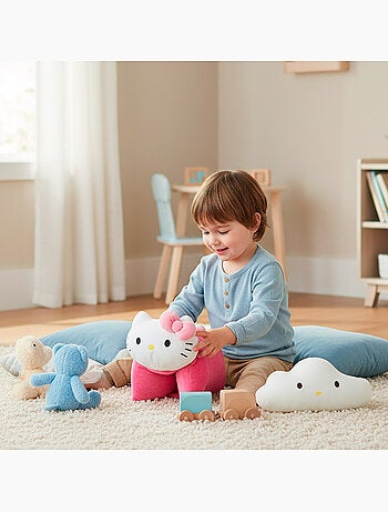 Hello kitty cojín peluche 2 en 1 suave y aterciopelado