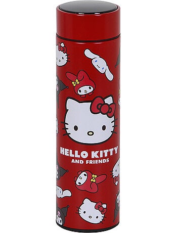 Hello kitty faces botella inteligente block, rojo