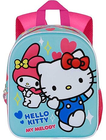 Hello kitty friendship mochila 3d elite, azul