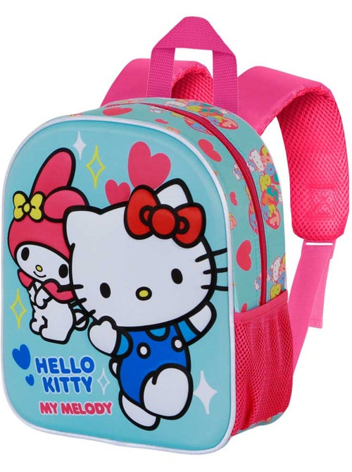 Hello Kitty Friendship Mochila 3D Elite, Azul - Kiabi Hello Kitty Friendship Mochila 3D Elite, Azul - Kiabi
