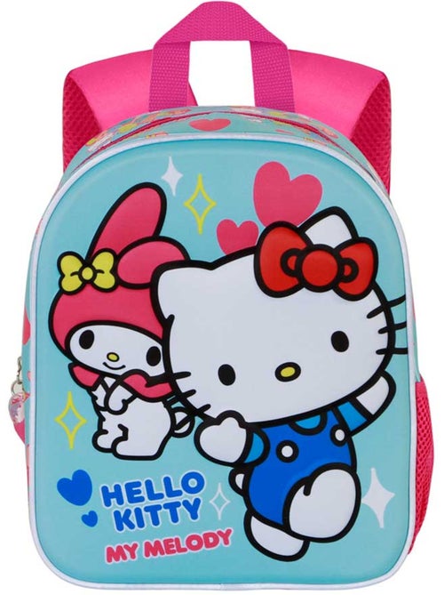 Hello Kitty Friendship Mochila 3D Elite, Azul - Kiabi Hello Kitty Friendship Mochila 3D Elite, Azul - Kiabi
