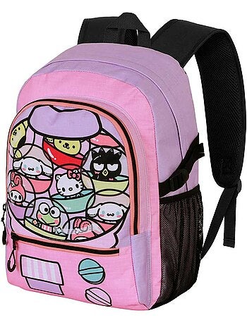 Hello kitty gashapon mochila fight fan 2.2, rosa