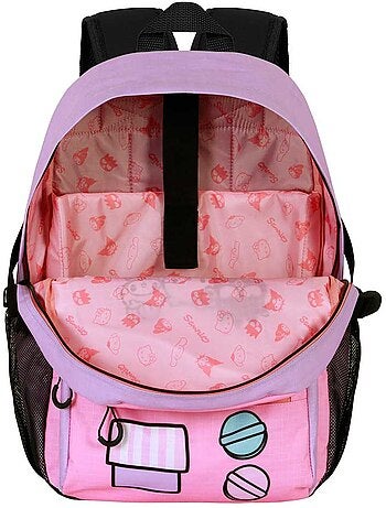 Hello kitty gashapon mochila fight fan 2.2, rosa