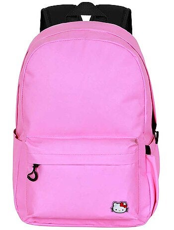 Hello kitty hk mochila block, rosa