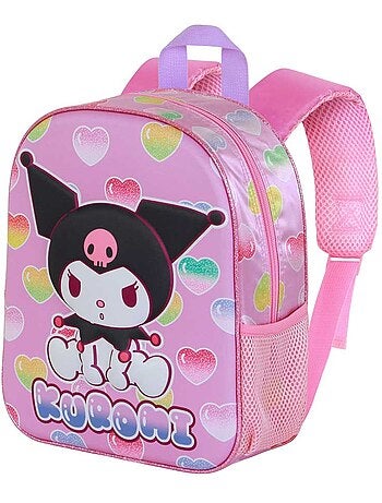 Hello Kitty Kuromi Hearts Mochila 3D Elite, Rosa