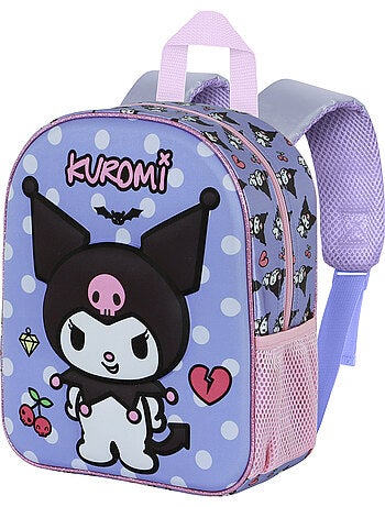 Hello Kitty Kuromi Rebel Mochila 3D Elite, Malva