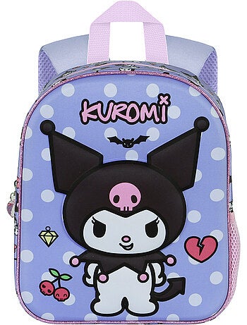 Hello Kitty Kuromi Rebel Mochila 3D Elite, Malva