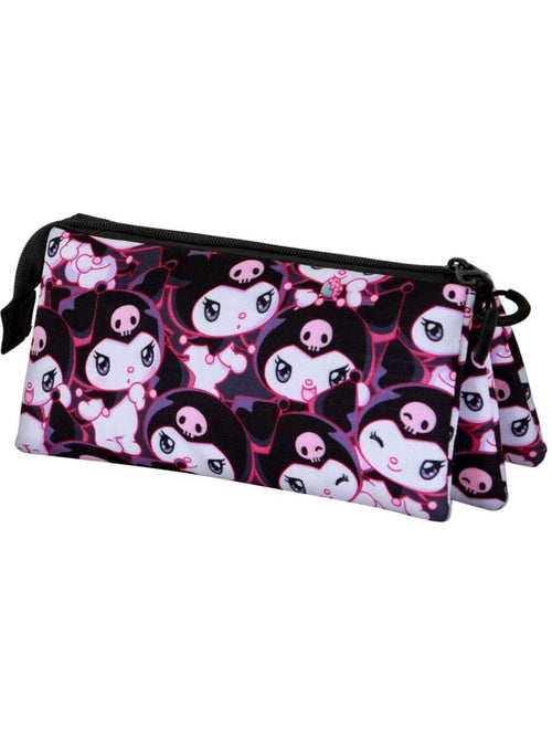 Hello Kitty Kuromi Rogue Estuche Portatodo Triple, Lila - Kiabi Hello Kitty Kuromi Rogue Estuche Portatodo Triple, Lila - Kiabi