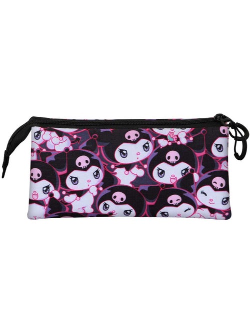 Hello Kitty Kuromi Rogue Estuche Portatodo Triple, Lila - Kiabi Hello Kitty Kuromi Rogue Estuche Portatodo Triple, Lila - Kiabi