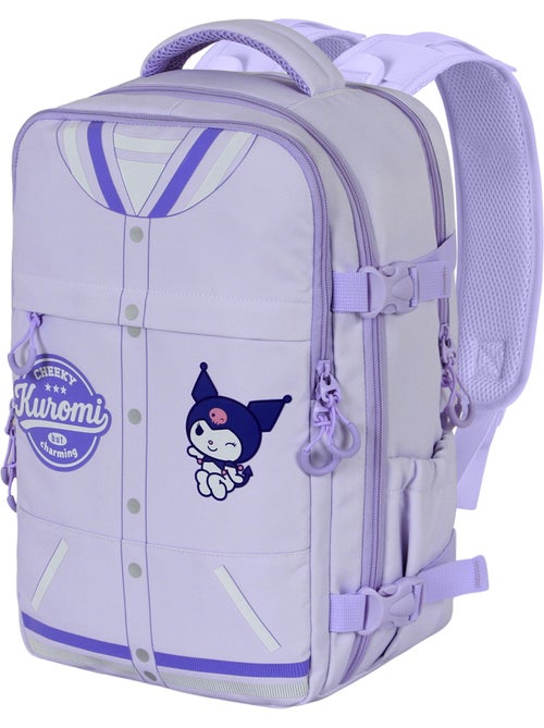 Hello Kitty Kuromi Varsity Mochila Mercury 2.0 Viaje Cabina Avión 40x20x25cm, Malva - Kiabi Hello Kitty Kuromi Varsity Mochila Mercury 2.0 Viaje Cabina Avión 40x20x25cm, Malva - Kiabi
