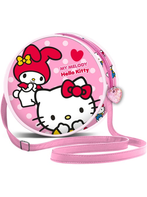 Hello Kitty Lovely Bolso Bandolera Redondo, Rosa - Kiabi