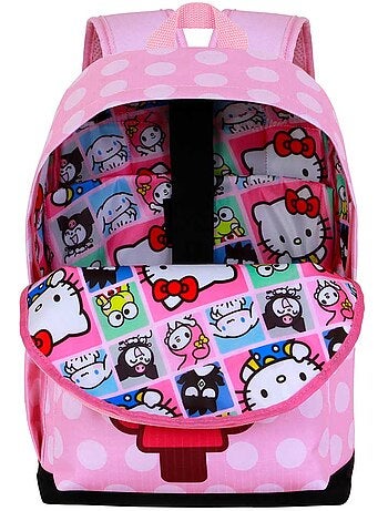 Hello Kitty Moto Mochila HS FAN 3.0, Rosa