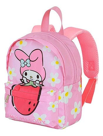 Hello kitty my melody strawberry mochila preescolar joy, rosa