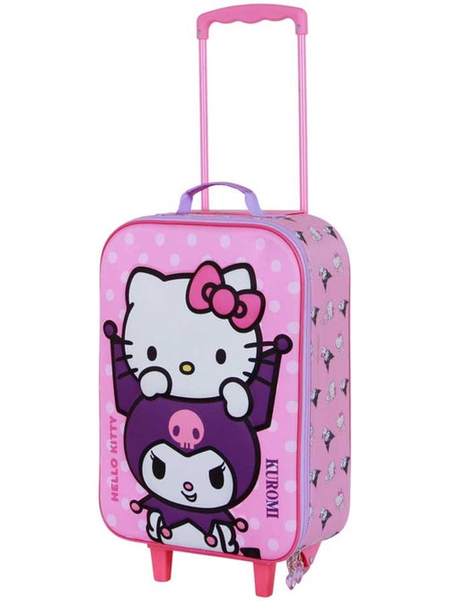 Hello Kitty Playful Maleta Trolley Soft 3D, Rosa - Kiabi