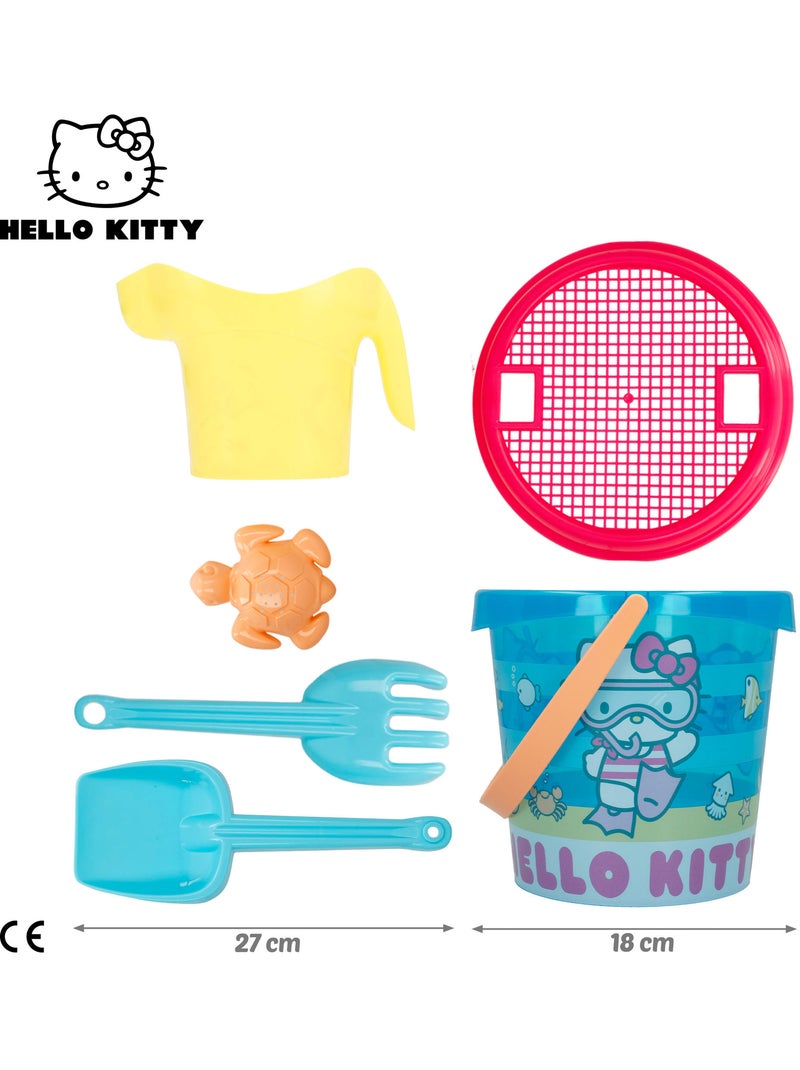 Hello kitty set cubo playa con accesorios toalla y bolsa N/D - Kiabi