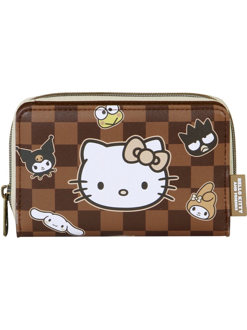 Hello Kitty Squares Billetero, Marrón Marrón - Kiabi